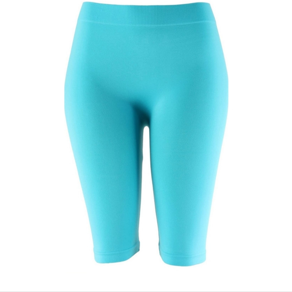 Basic Solid Biker Knee Length Shorts (never worn)